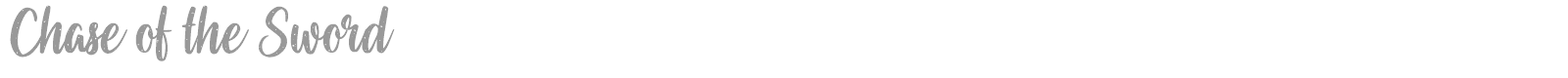 Chase of the Sword font preview